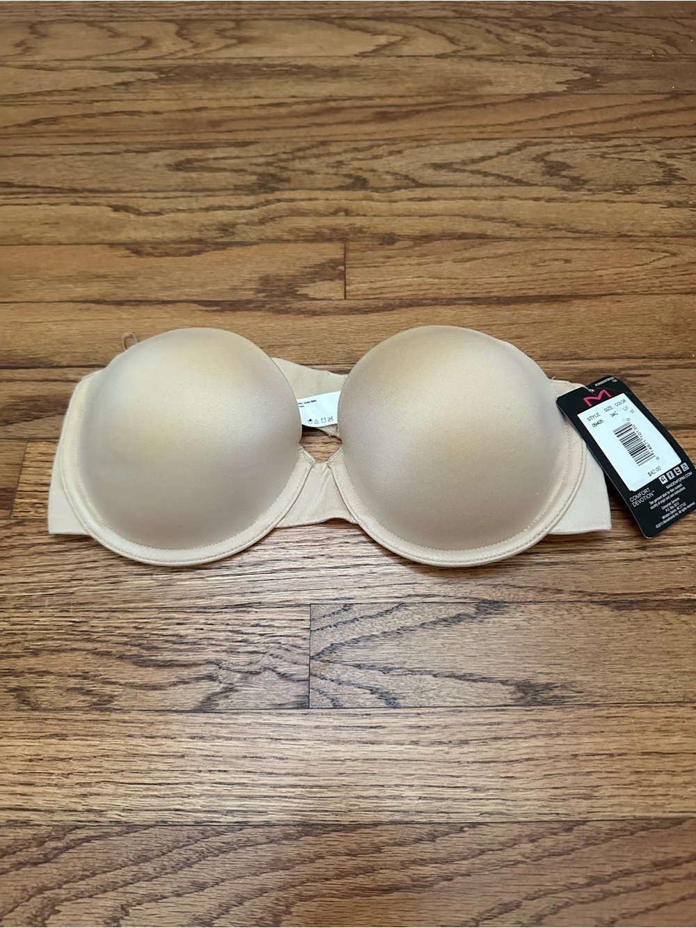 NWT Maidenform Comfort Devotion Strapless Bra - 34C